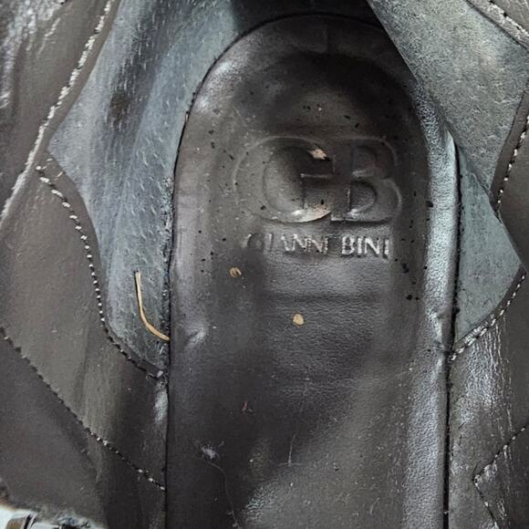 Gianni Bini A-Lister Double Zip Closure Suede Leather Heel Booties 6.5 - Picture 7 of 9